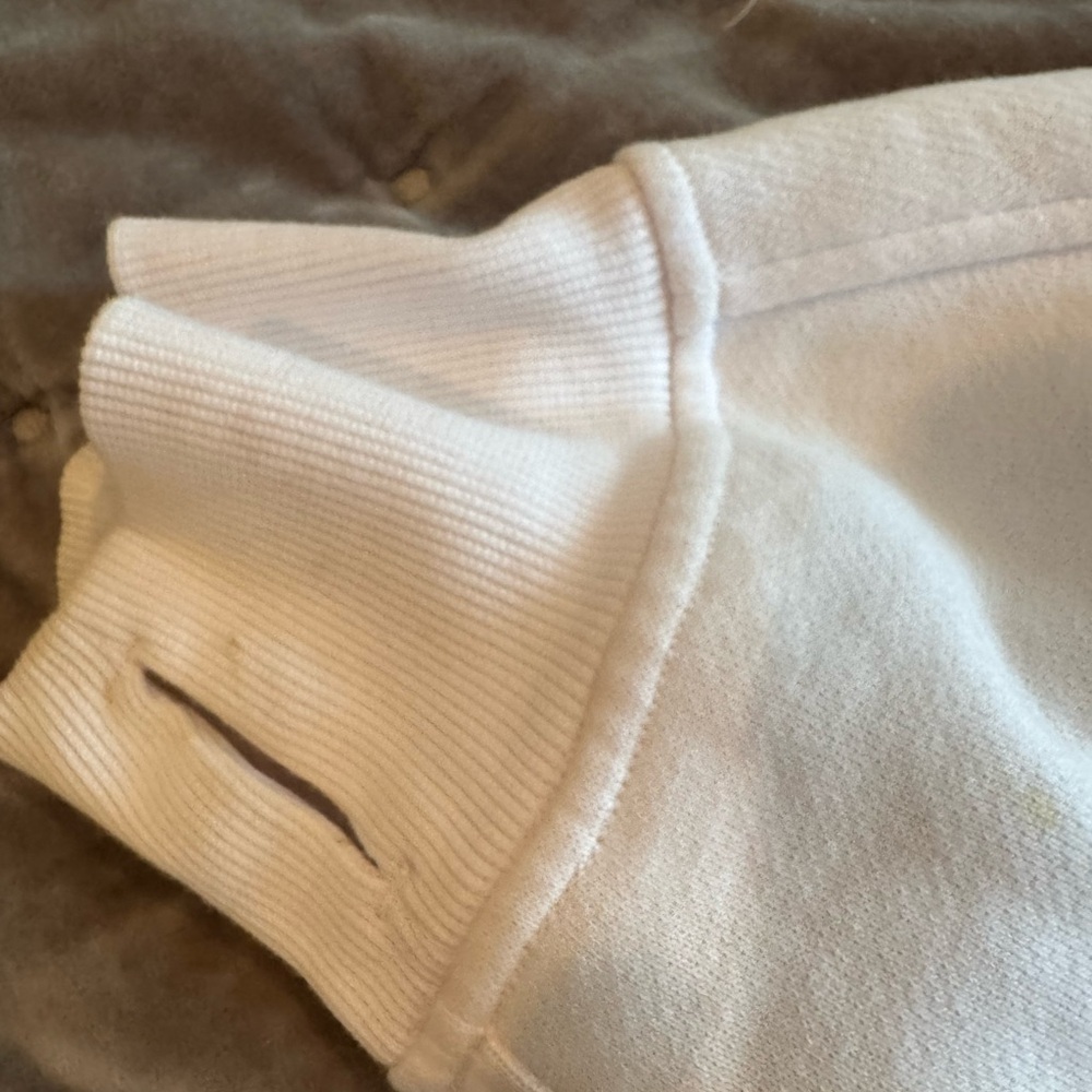 White Lululemon Scuba Hoodie M